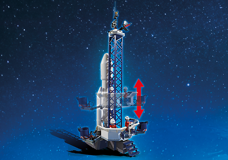 Игровой набор из серии «Космическая миссия» - Космическая ракета с базовой станцией  